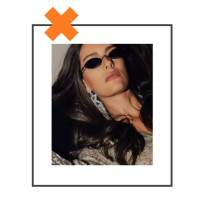 Strass oorbellen letter K